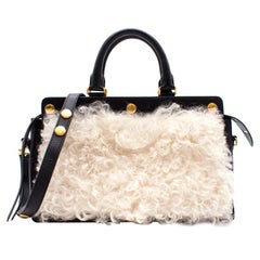 Mulberry chester shearling tote bag