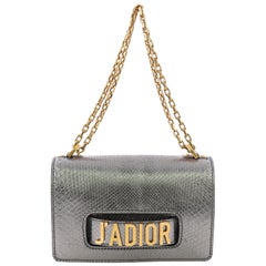 Christian Dior J'adior Flap Bag Python Medium