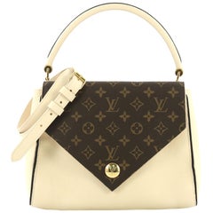 Louis Vuitton Double V Handbag Calfskin and Monogram Canvas at 1stDibs  louis  vuitton double v bag, louis vuitton double bag, lv double v bag