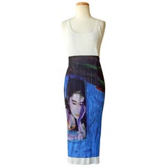 Issey Miyake 1997 Pleats Please Guest Artist Series No. 2 Nobuyoshi Araki Dress