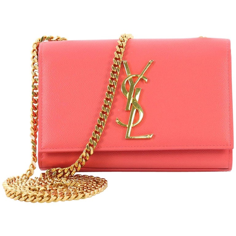 Saint Laurent Classic Monogram Crossbody Bag Grainy Leather Small at