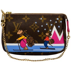 New in Box Louis Vuitton Limited Edition Bears Mini Pouchette Bag