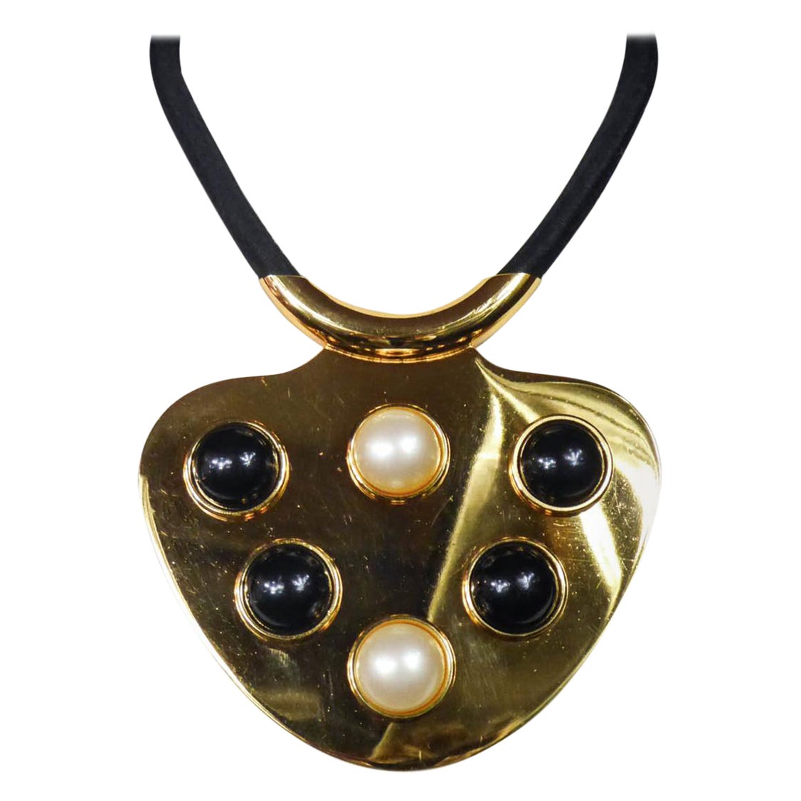 Iconic Space Age Necklace by Lanvin Circa 1970 For Sale