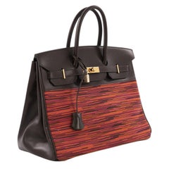 Hermes Birkin Sac à main Vibrato et Box Calf 35