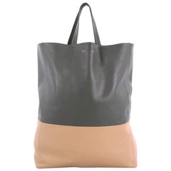 Celine Vertical Bi-Cabas Tote Leather Large