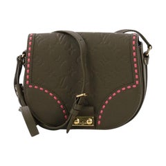 Louis Vuitton Olive Green Monogram Empreinte Leather Junot Shoulder Bag For  Sale at 1stDibs