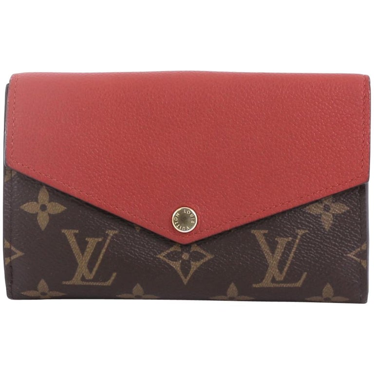Louis Vuitton Vernis Sarah Compact Wallet Cherry 582824
