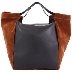 Givenchy Zip Shopping Tote Leather and Suede Large