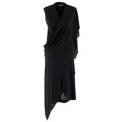 Alexander McQueen Black Versatile Wrap Dress US 6
