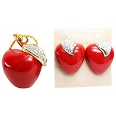 Kenneth Lane Apple Jewelry Set