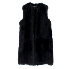 Ralph Lauren Black Label Lamb Shearling Gilet US 6