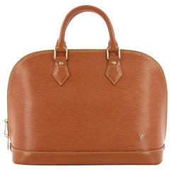 Louis Vuitton Vintage Alma Handbag Epi Leather