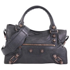 Balenciaga City Giant Studs Handbag Leather Medium
