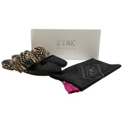 Zyne Raffy III raffia-fringed shoes - Current SIZE 39