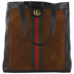 Used Gucci Ophidia Soft Open Tote Suede Large