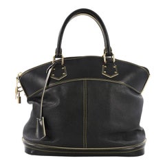  Louis Vuitton Suhali Lockit Handbag Leather MM