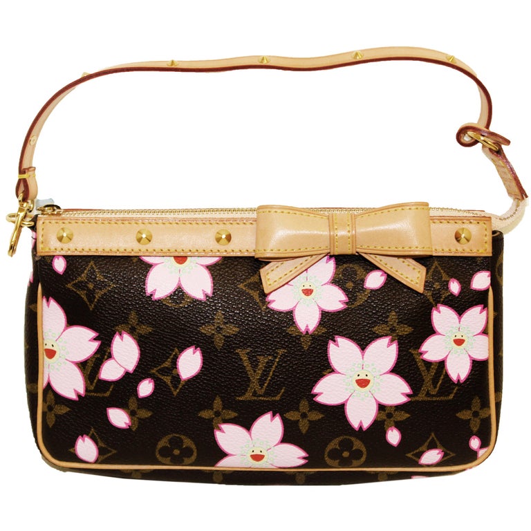 Louis Vuitton Monogram Cherry Blossom Limited Edition Pochette at 1stDibs