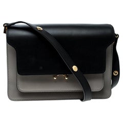 Marni // Grey Mini Trunk Shoulder Bag – VSP Consignment