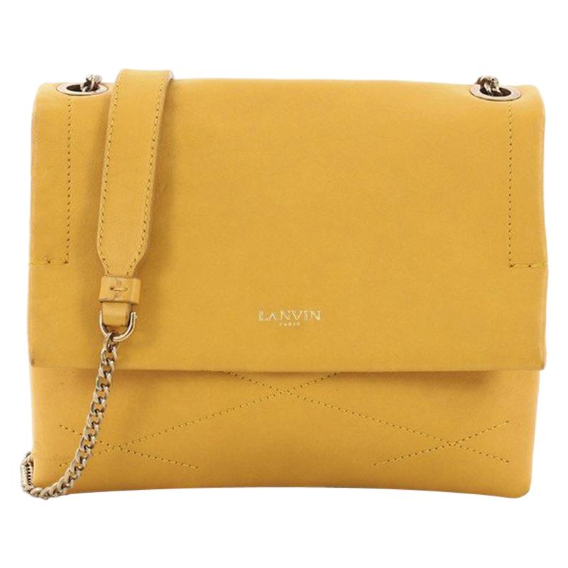 Lanvin Sugar Flap Shoulder Bag Quilted Leather Mini