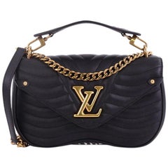 Louis Vuitton - New Wave Chain Bag - Sac en cuir matelassé MM