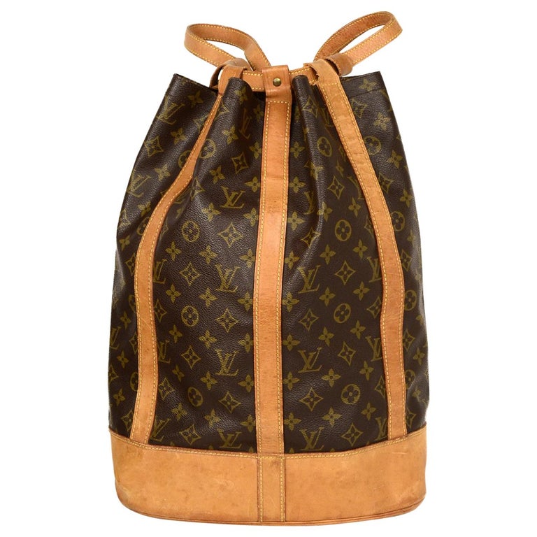 Louis Vuitton Vintage 90&#39;s LV Monogram Randonnee Sling PM Backpack For Sale at 1stdibs