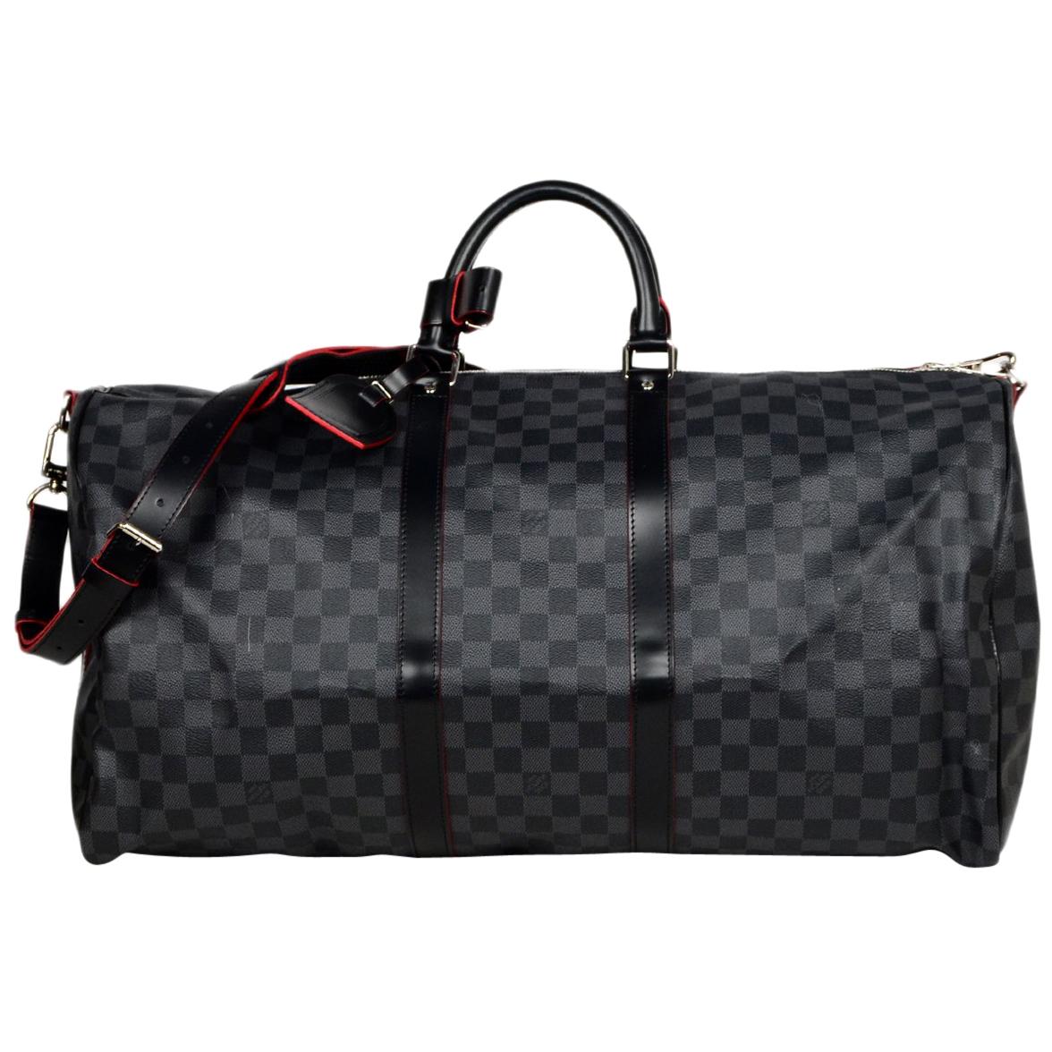 louis vuitton damier duffle