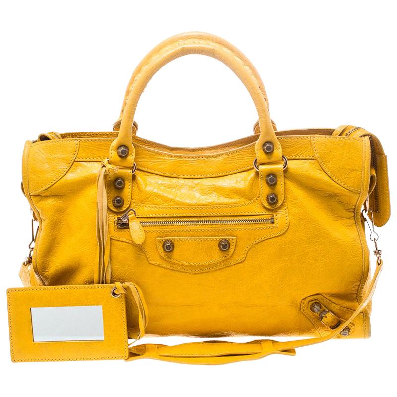 Balenciaga Mangue Leather Classic City RSH Tote For Sale at 1stDibs