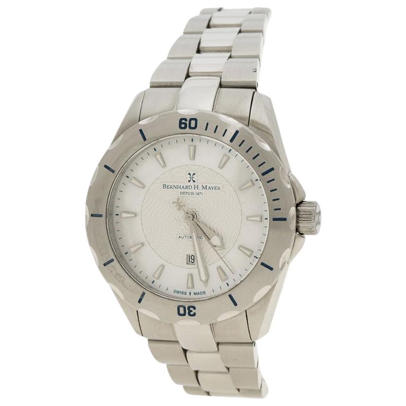 Bernhard H Mayer White Mother of Pearl Stainless Steel Ballad Women's Wristwatch