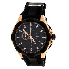 Bernhard H. Mayer Rose Gold PlatedSteel Victor Chronograph Men's Wristwatch 50mm