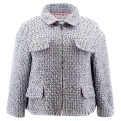 Chanel Fantasy Tweed Jacket with Lame  US 10