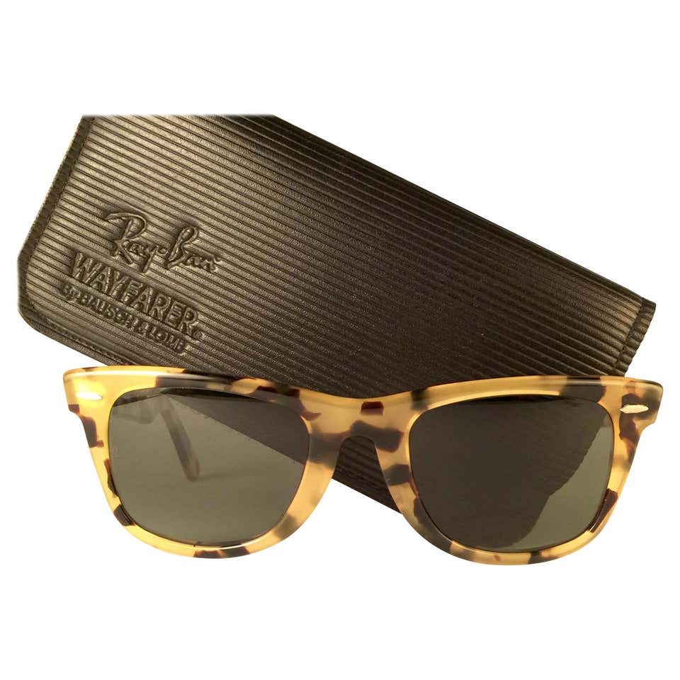 Tortoise Shell Ray Ban Vintage Ray Ban Wayfarer Tortoise Sunglasses - 4 For Sale on 1stDibs ...