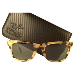 Mint Ray Ban The Wayfarer Light Tortoise G15 Grey Lenses USA 80's Sunglasses
