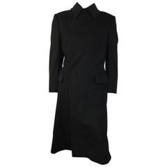 Trench-coat Gucci en laine noire & cachemire pour hommes