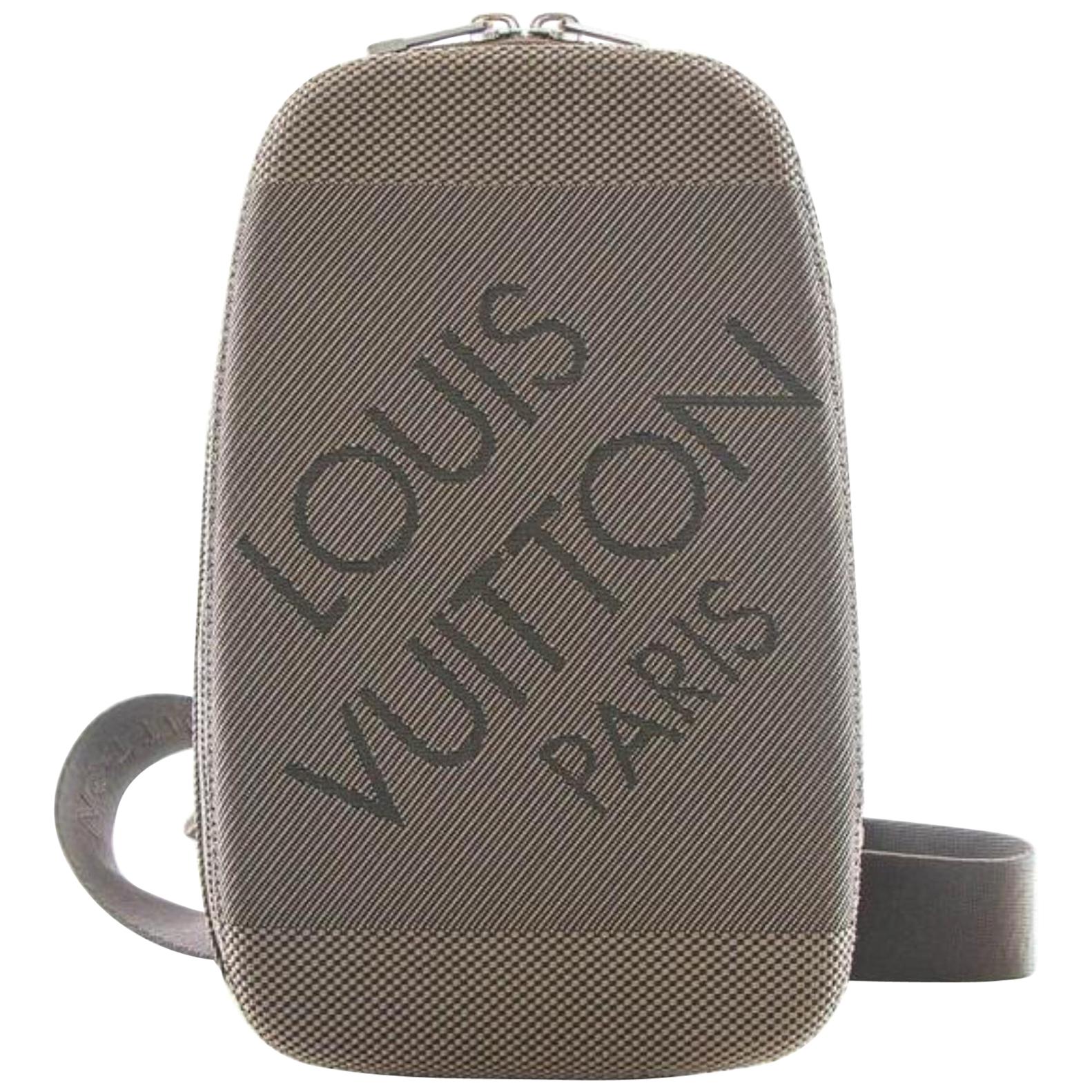 LOUIS VUITTON bam bag M93500 Mage Damier Jean Canvas khaki khaki mens –