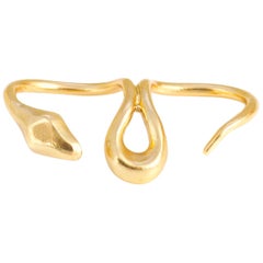 Giulia Barela 24 Karat Gold-Plated Bronze Ribbon Ring