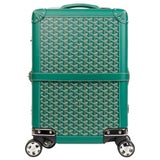 Maison Goyard - FAITHFUL COMPANION All the trappings of a classic trunk,  yet equipped with all the features necessary for the savvy contemporary  traveller: the Bourget trolley delivers the best of both