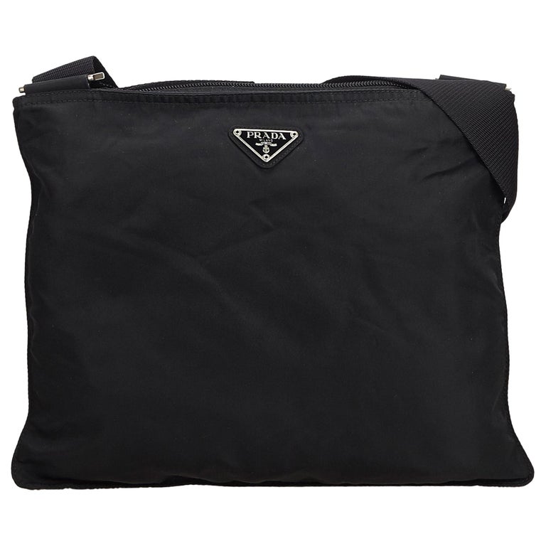 Prada Black Nylon Crossbody Bag at 1stDibs