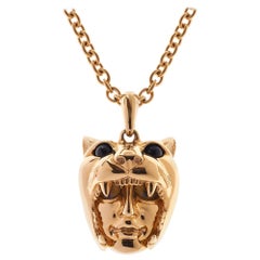 Simon Harrison Dionysus Leopard Gold Pendant