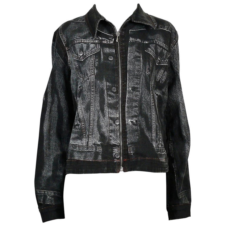 Jean Paul Gaultier Vintage Trompe L'oeil Denim Jacket For Sale at 1stDibs |  denim trompe-l'oeil jacket, jean paul gaultier trompe l'oeil