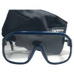 New Vintage Porsche Design By Carrera 5625 Blue Ski Sports Sunglasses Austria