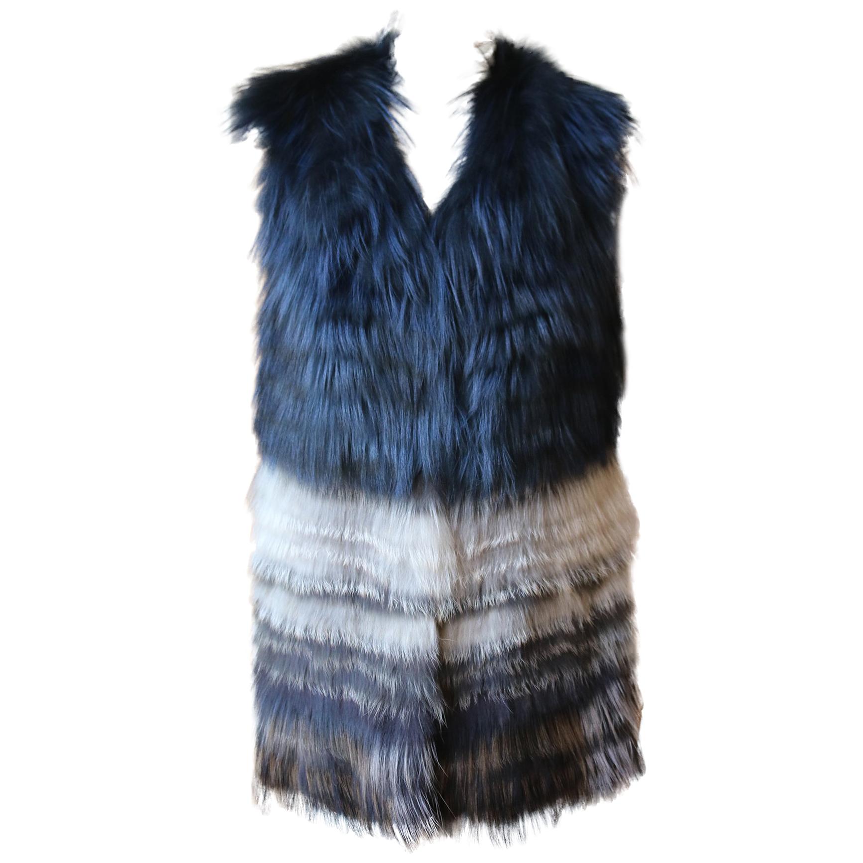 Yigal Azrouel Fox Fur Vest 