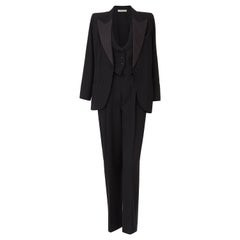 Yves Saint Laurent Haute Couture Spring/Summer 1991 Black Smoking