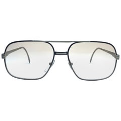 Vintage Rare Tura Matte Grey Changeable Lenses 1970 Sunglasses