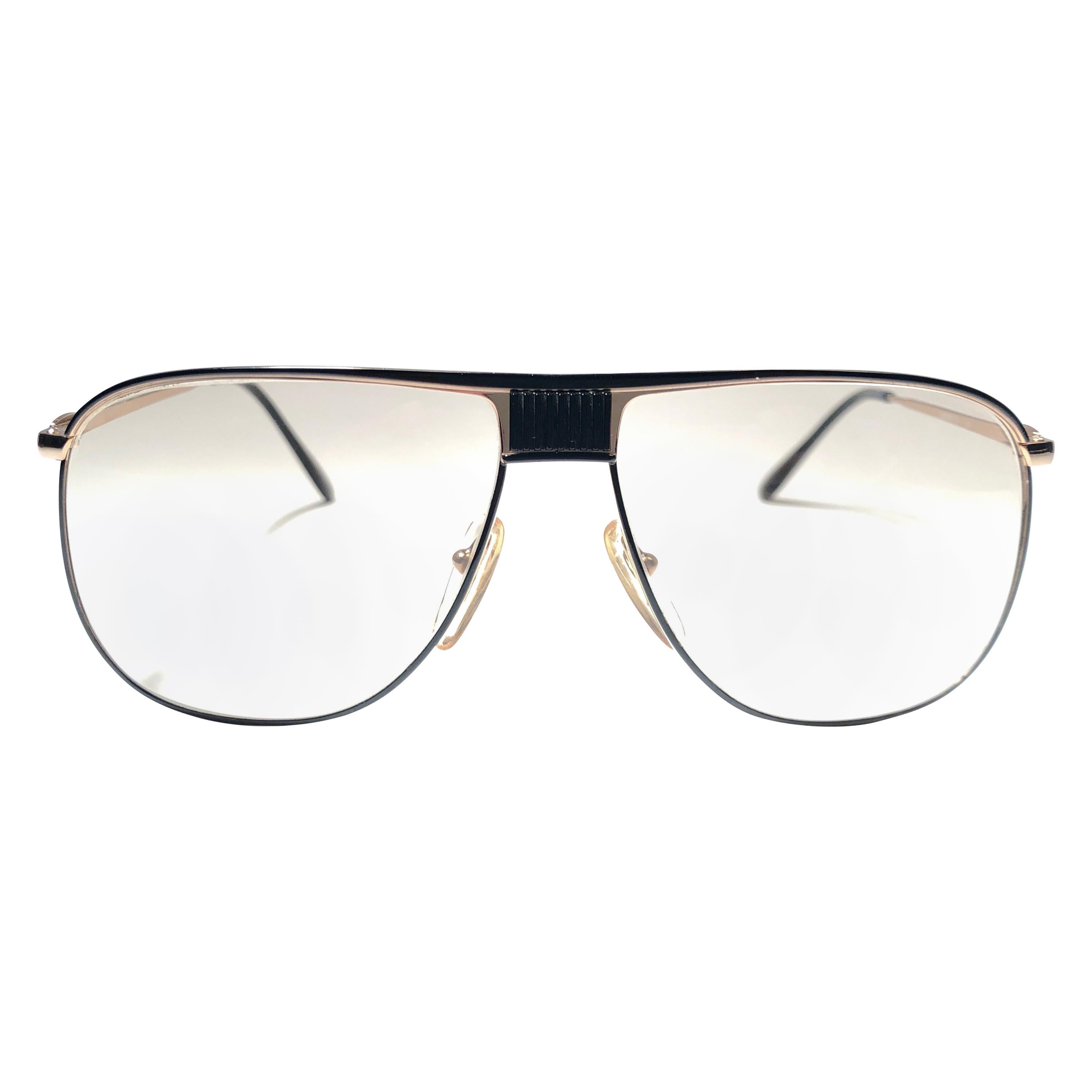 New Vintage Lacoste 171 Oversized Frame Changeable Lenses 1970 Sunglasses