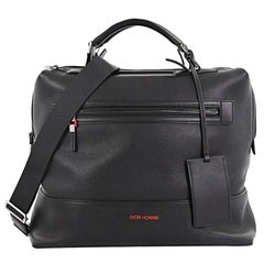 Christian Dior Homme Duffle Bag Leather Large