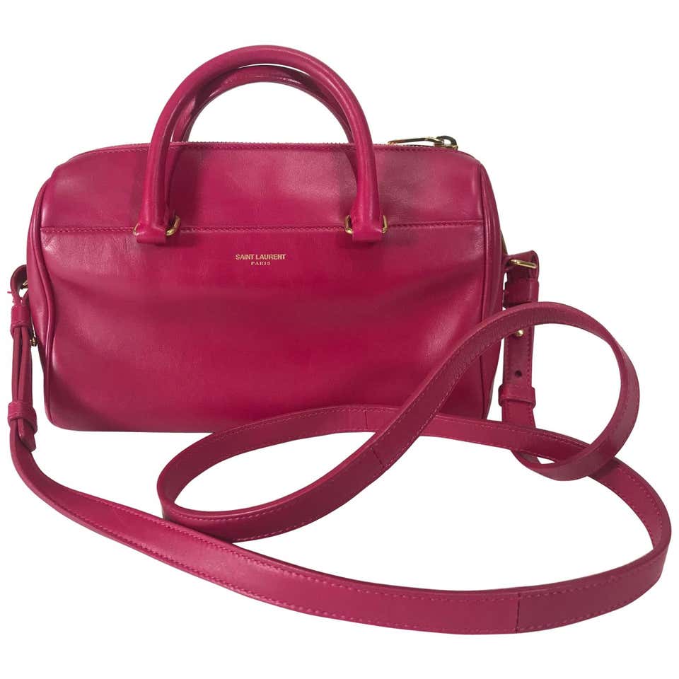 Delvaux Pink Leather Mini Tempete Top Handle Bag at 1stDibs