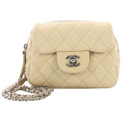 Chanel Wallet on Chain Flap Bag Quilted Caviar Mini