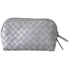 Bottega Veneta Intrecciato Leather Cosmetic Bag