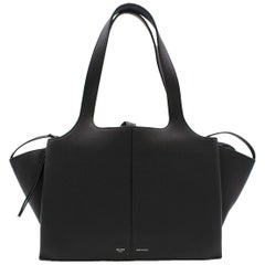 Celine Black Trifold Small Shoulder Bag