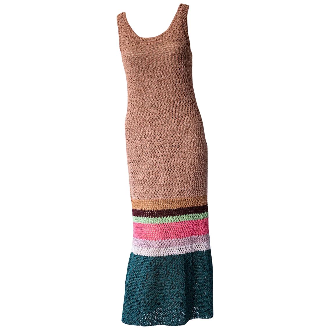 Missoni Metallic Crochet Resort Dress 